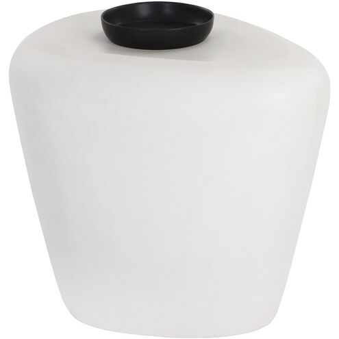 Corvo 25 X 22 inch White Outdoor Side Table